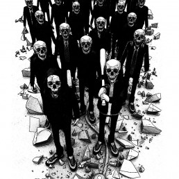 INSIDE artzine 18, Sigid, Skull gang, dark art