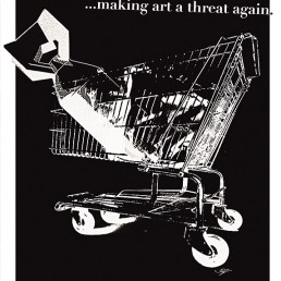 jenz dieckmann, Offset Poster A2, bomb in a trolley, dark art magazine